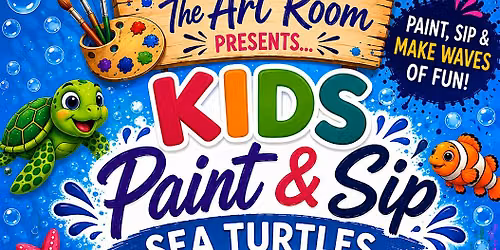 Paint and Sip \/ Sea turtles and Ocean friends