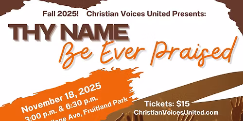 Christian Voices United Fall 2025 Concert