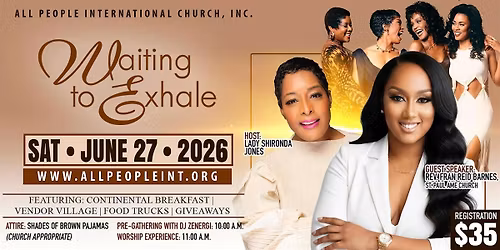 Waiting to Exhale: A Day of Empowerment, Connection & Healing