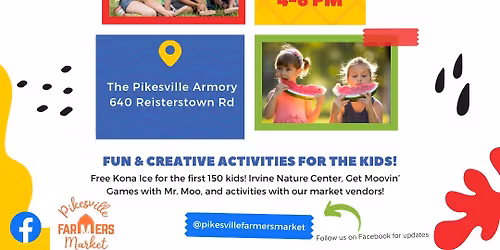 Kids\u2019 Day at the Pikesville Farmers Market