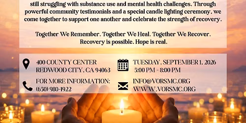 Recovery Happens 2026 - 10th Annual Candlelight Vigil
