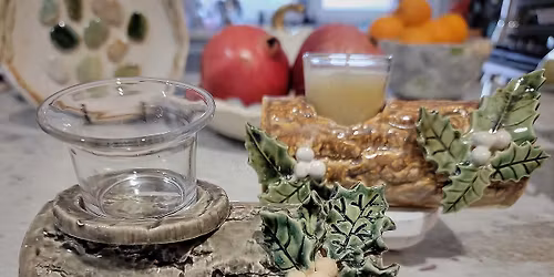 Pottery Workshop: Make a Yule Log Candle Holder