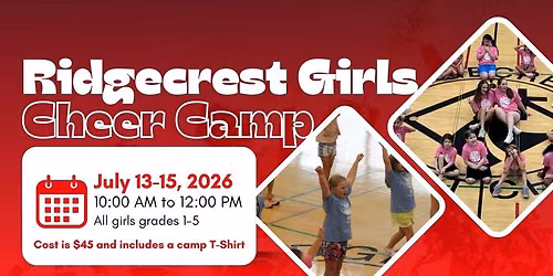 Register: 2026 Ridgecrest Cheer Camp