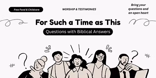 For Such a Time as This