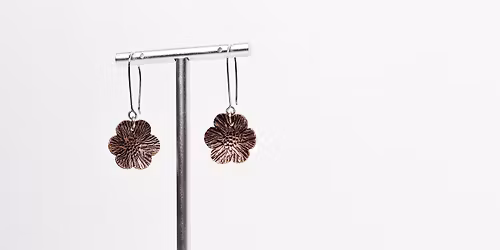 Copper Flower Earring with Brie Flora at Edison Hills