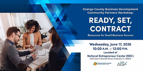 Orange County Community Partners Workshop: Ready, Set, Contract