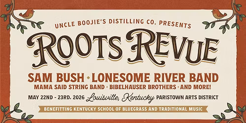ROOTS REVUE 2026 Presented By Uncle Boojie's