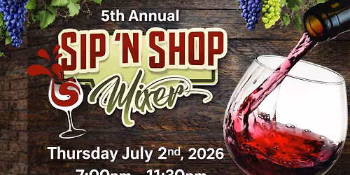Essex Fun Fest - 5th Annual SIP 'N SHOP MIXER - Sponsored by the Essex Centre BIA