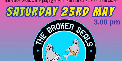 The Broken Seals at Mind The Gap, Broadstairs: Saturday 23rd May 2026 - 3pm