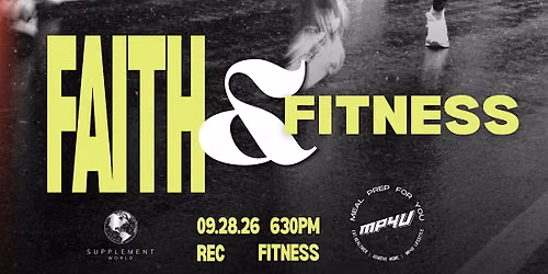 Faith and Fitness Kickoff Event