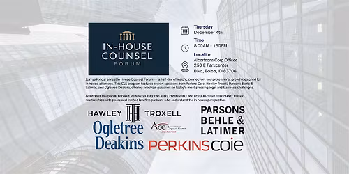 In-House Counsel Forum