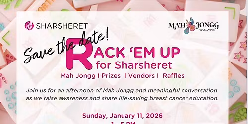 Rack'em up for Sharseret