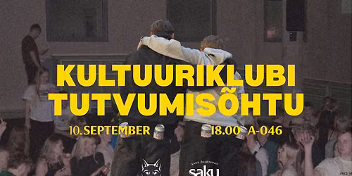 TL\u00dc Kultuuriklubi tutvumis\u00f5htu \ud83d\udc3a