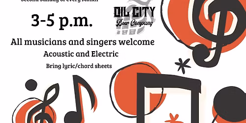 Second Sunday Soiree - Open Jam at Oil City Beer Company