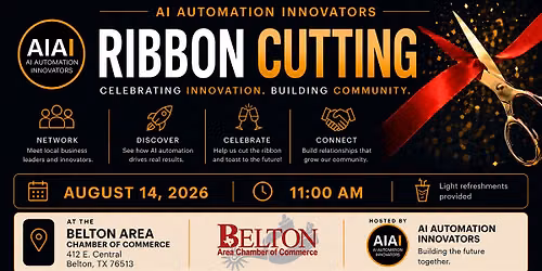 AI Automation Innovators Ribbon Cutting & Workshop Launch