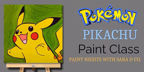 Pikachu Pok\u00e9mon Paint Class