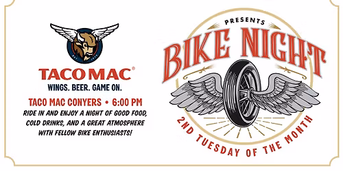 Taco Mac Conyers Bike Night