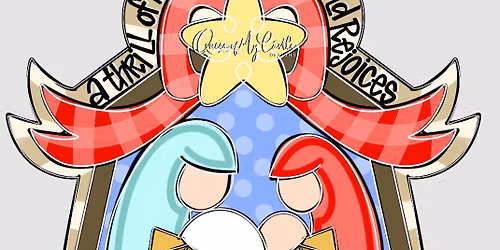 Nativity Door Hanger Painting Class $50 11-15-25 4:00-6:00