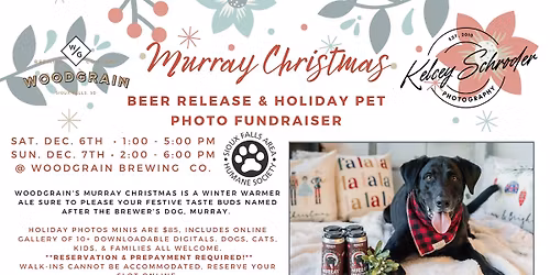 Murray Christmas Beer Release + Pet Photo Fundraiser
