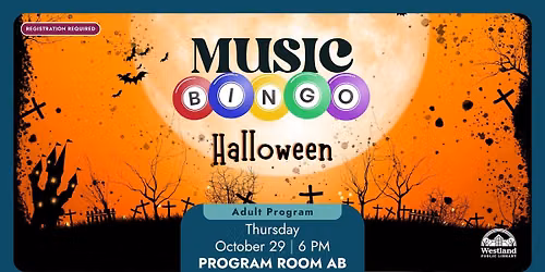Music Bingo: Halloween