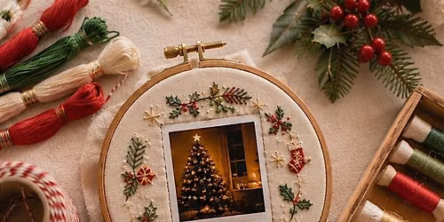 SIP&STICK- Weihnachts-Stickrahmen gestalten in Frankfurt