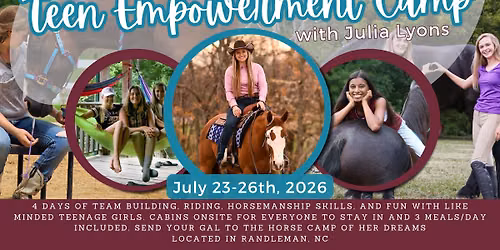 Teen Empowerment Camp with Julia Lyons
