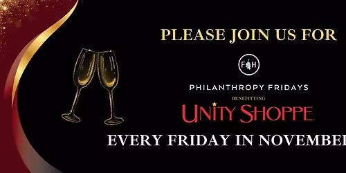 Folded Hills - Philanthropy Fridays Benefiting Unity Shoppe