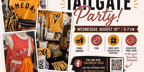 2nd Annual Tailgate Party at Tulip Bloom Boutique