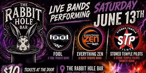 A Night of Tribute Bands @ The Rabbit Hole