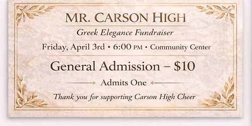 Mr. Carson High 25-26