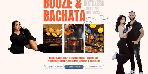 Booze & Bachata - 2 Days ( Two Locations ) with Gabi from DC