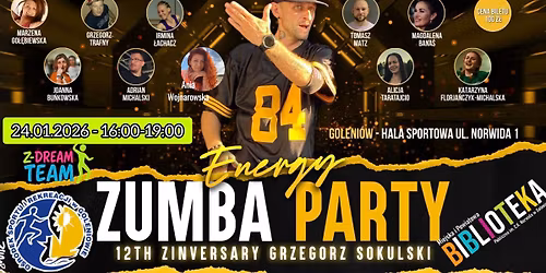 ENERGY ZUMBA PARTY \u2013 12th Zinversary Grzegorz Sokulski
