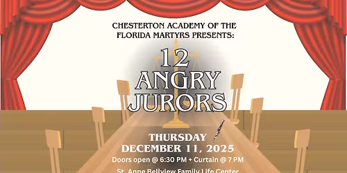 CAFM School Play: Twelve Angry Jurors