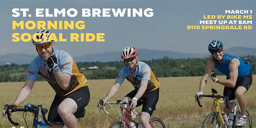 St. Elmo Morning Social Ride with Bike MS