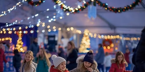 Kinderdisko auf der Eisbahn