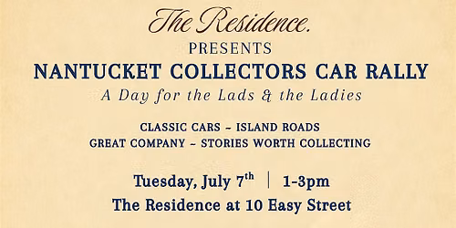 The Nantucket Collector Car Rally