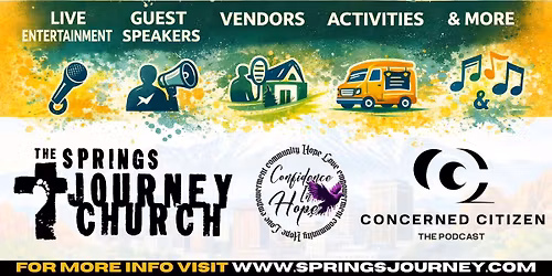 Springs Fest '26 -- Come out and celebrate our community. Lots of food, music, merch & fun!