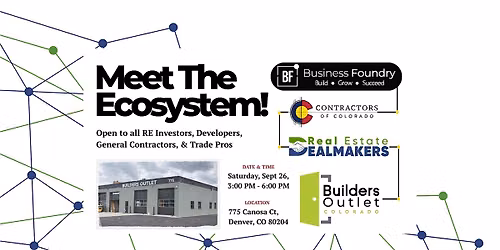 Meet The Ecosystem! CoC, REDM, Builders Outlet! Sept 26th