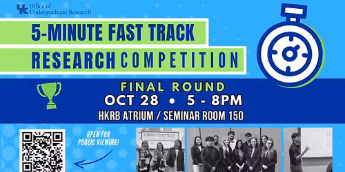 5 Minute Fast Track Research Competition - Final Round