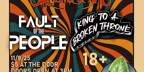 DIRTY 30 THRUPLE with Fault of the People, King to a Broken Throne and Lamania