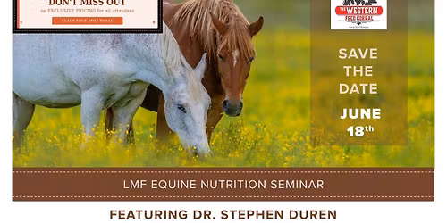 LMF EQUINE NUTRITION SEMINAR 
