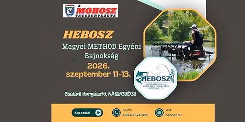 HEBOSZ - Megyei Method Feeder Egyéni Bajnokság