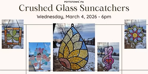 Crushed Glass Suncatchers