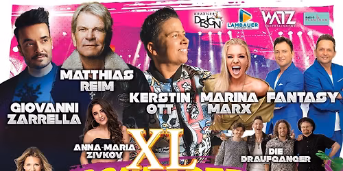 XL SCHLAGERSHOW - Die ultimative Schlager-Abschlussshow 2026 | 14.11.2026 | Stadthalle Graz