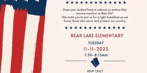 Bear Lake Veterans Day Breakfast 