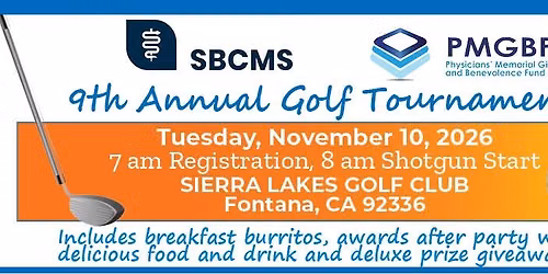 SBCMS\/PMGBF 9th Annual Golf Tournament