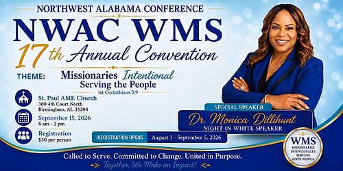 Northwest Conference 17th Annual WMS Convention