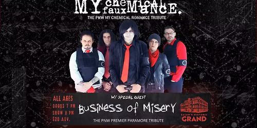 Live Emo Night Featuring My Chemical Fauxmance & Business of Misery