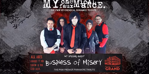 Live Emo Night Featuring My Chemical Fauxmance & Business of Misery