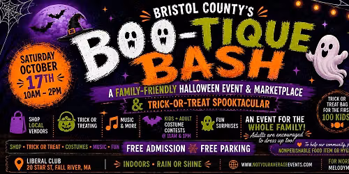 \ud83c\udf83\ud83d\udc7b FREE Halloween Family Event & Marketplace -Liberal Club Fall River Mass -Sat Oct 17